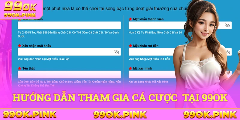 Hướng dẫn cá cược tại 99Ok đơn giản và dễ thao tác